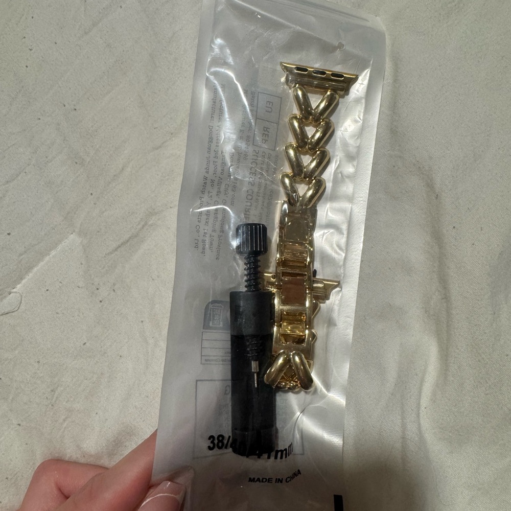 Gold Metal Apple Watch Band
